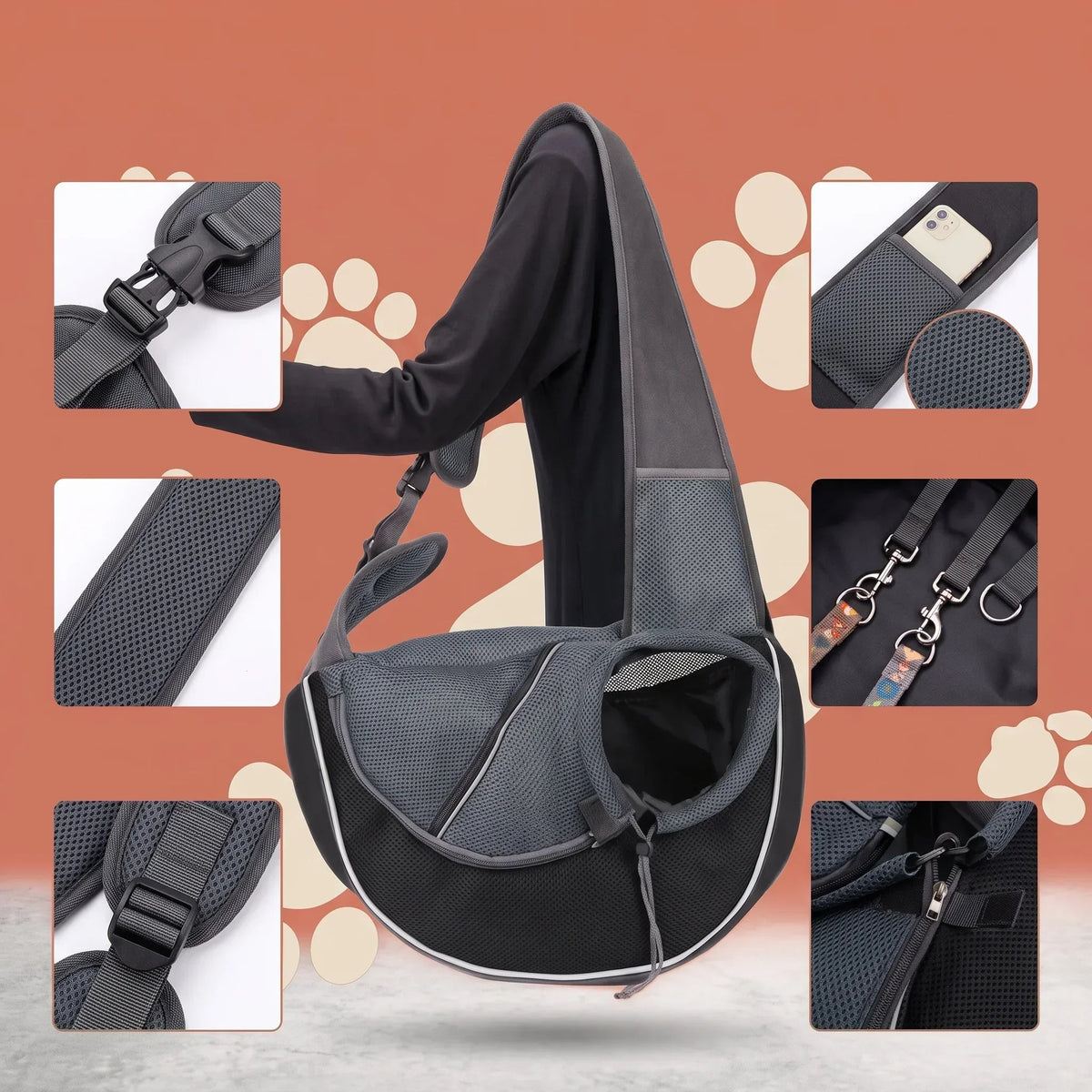 SnugPaws™ Portable Bag - Bark & Whiskers Club